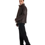 Мужская кожанка на овчине — тёплая зимняя куртка из натуральной кожи